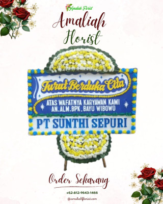 Papan Bunga Duka di Kandawati
